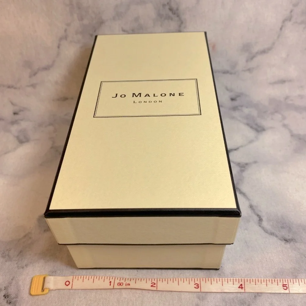 Jo Malone Rectangular Box, Empty Gift Box with Ribbon, 6.5 x 3.5 x 2.5 in-NEW